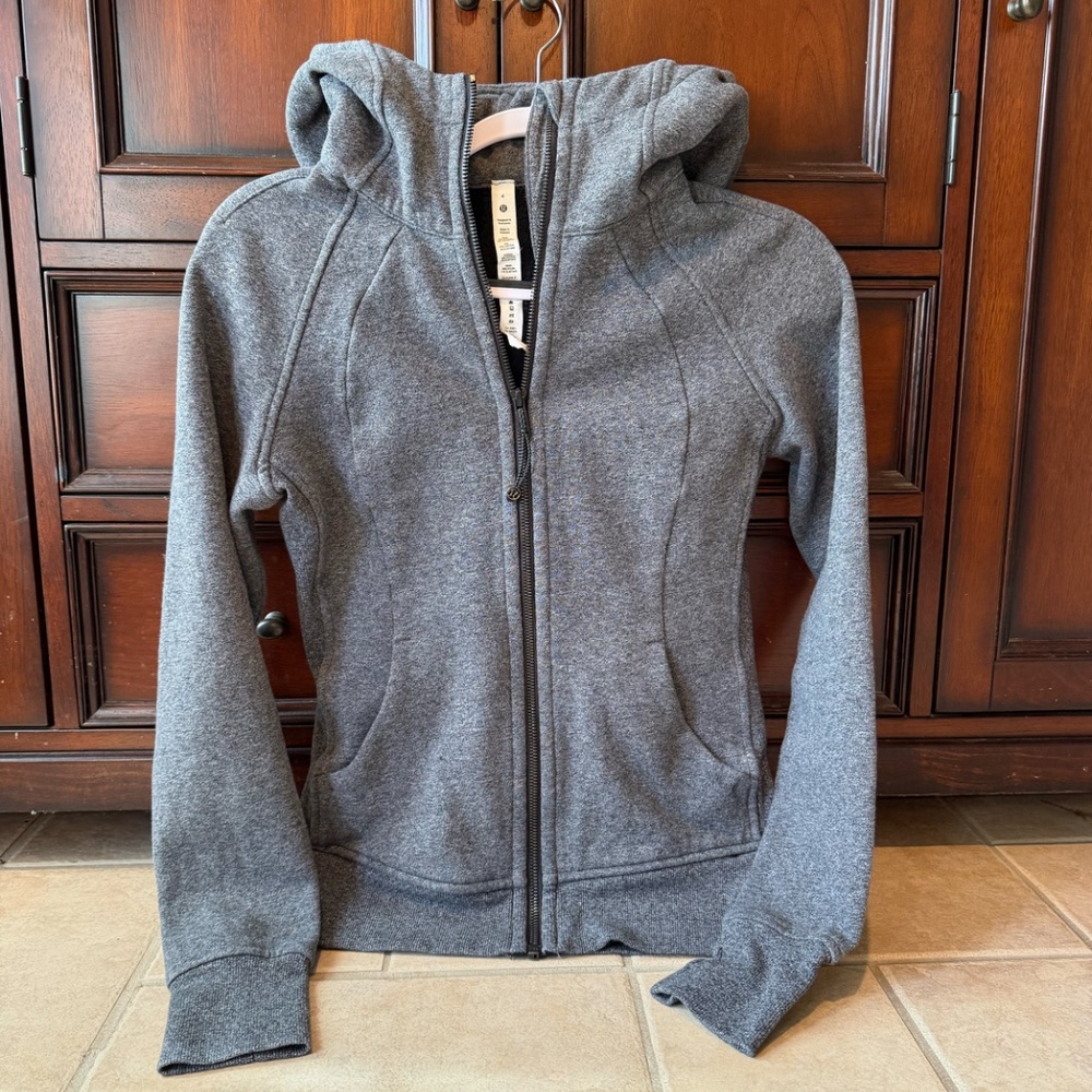 Lululemon Scuba Hoodie - Dark Heather Grey - Like New